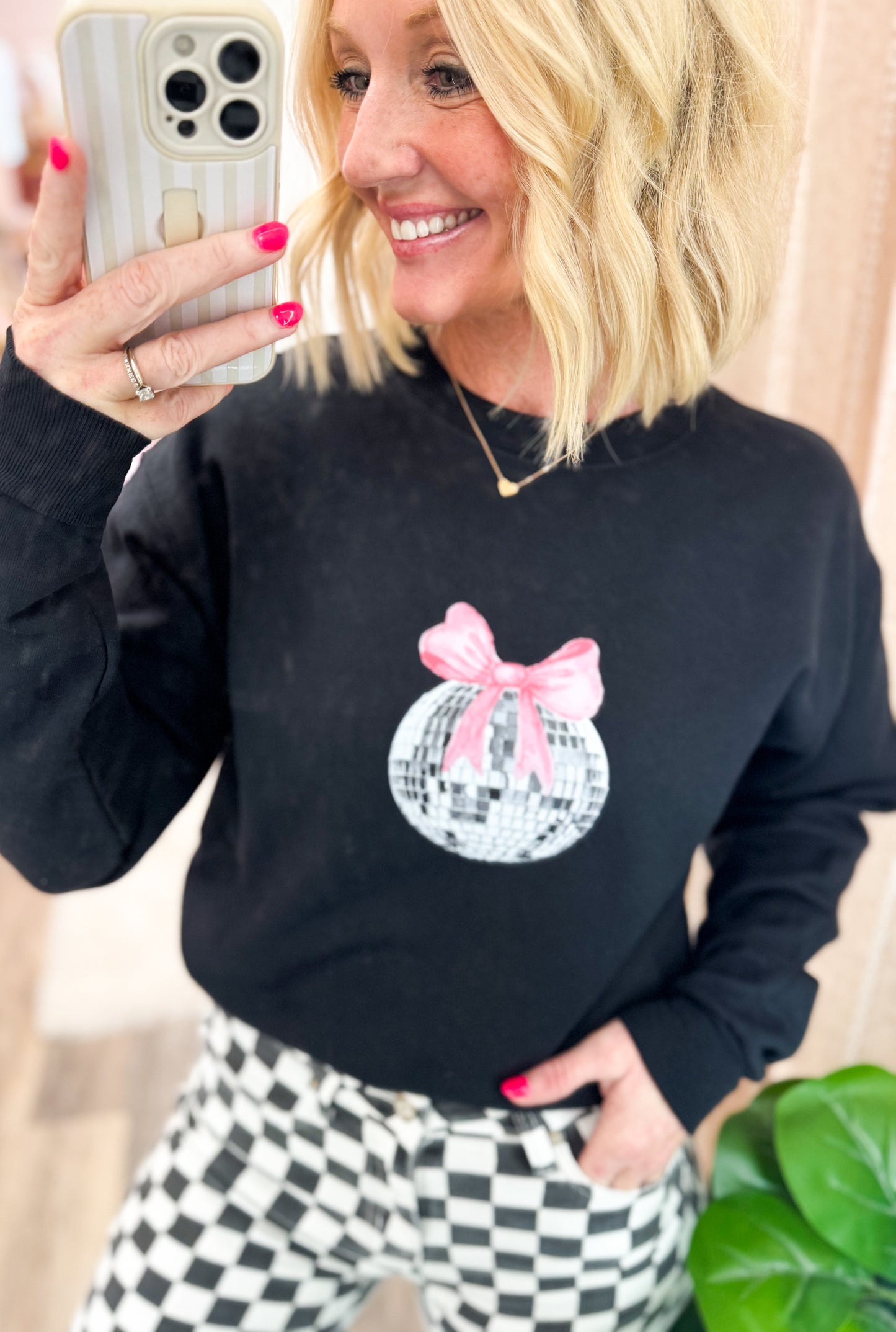 Discos & Bows Sweatshirt