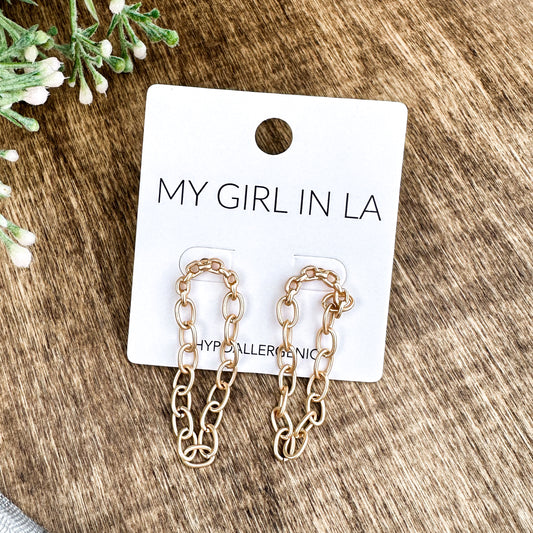 Ryder Drop Chain Earrings