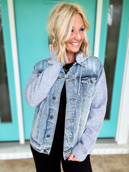 Mixed Up Denim Jacket