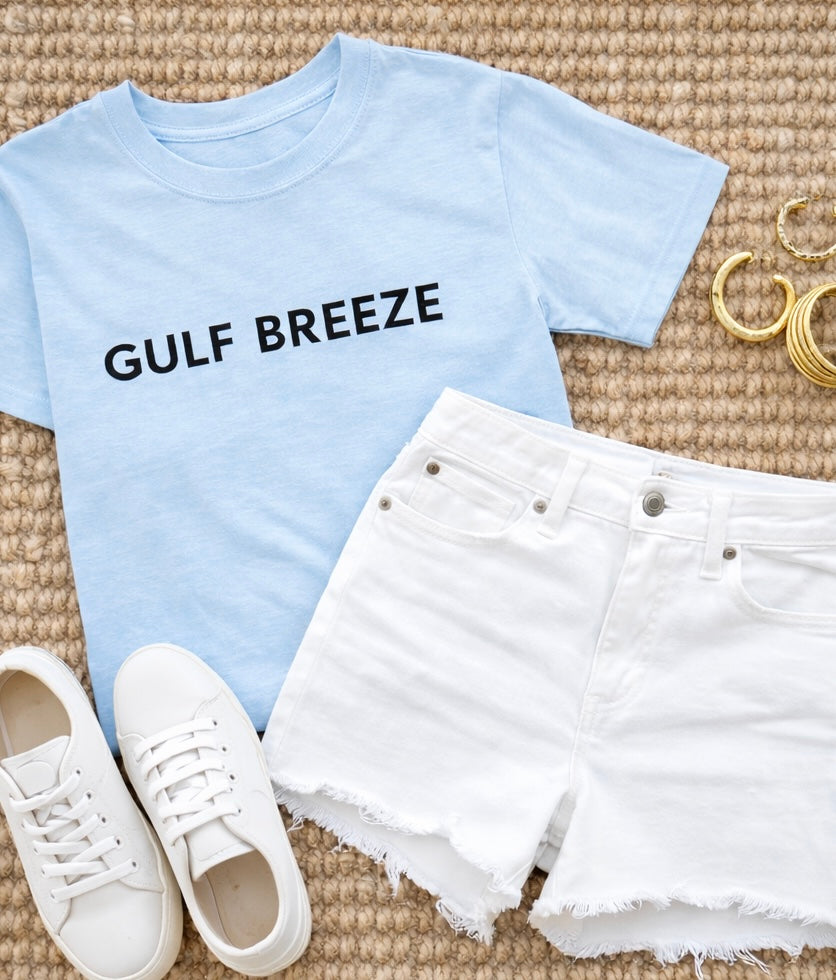 Gulf Breeze Baby Blue Comfort Colors Tee