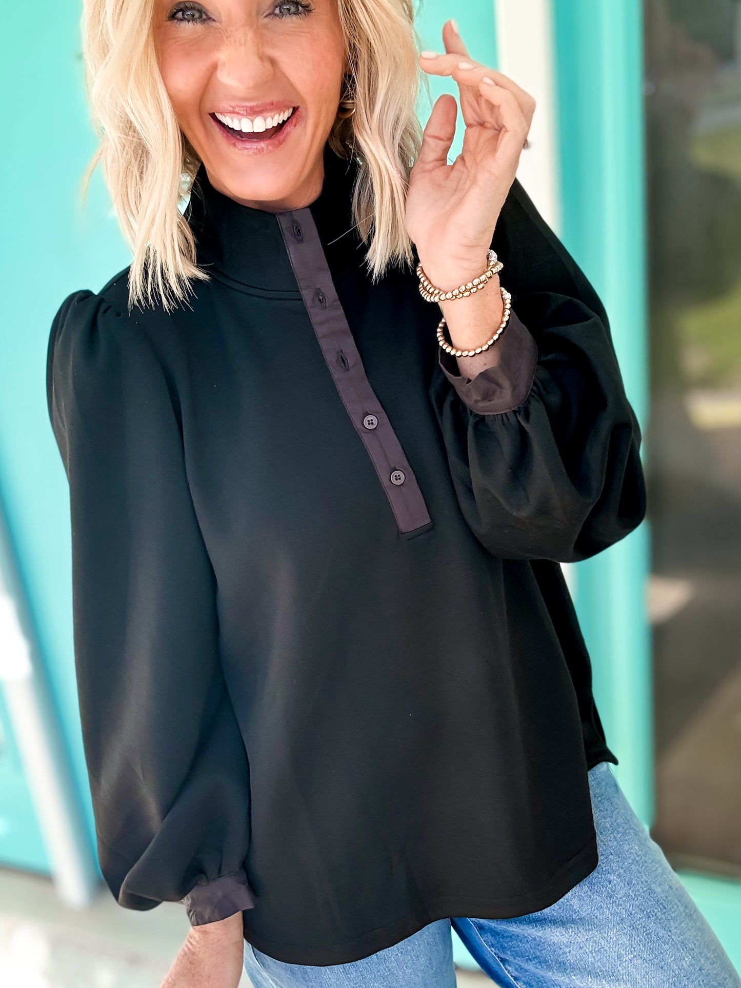 Mock Elegance Scuba Top