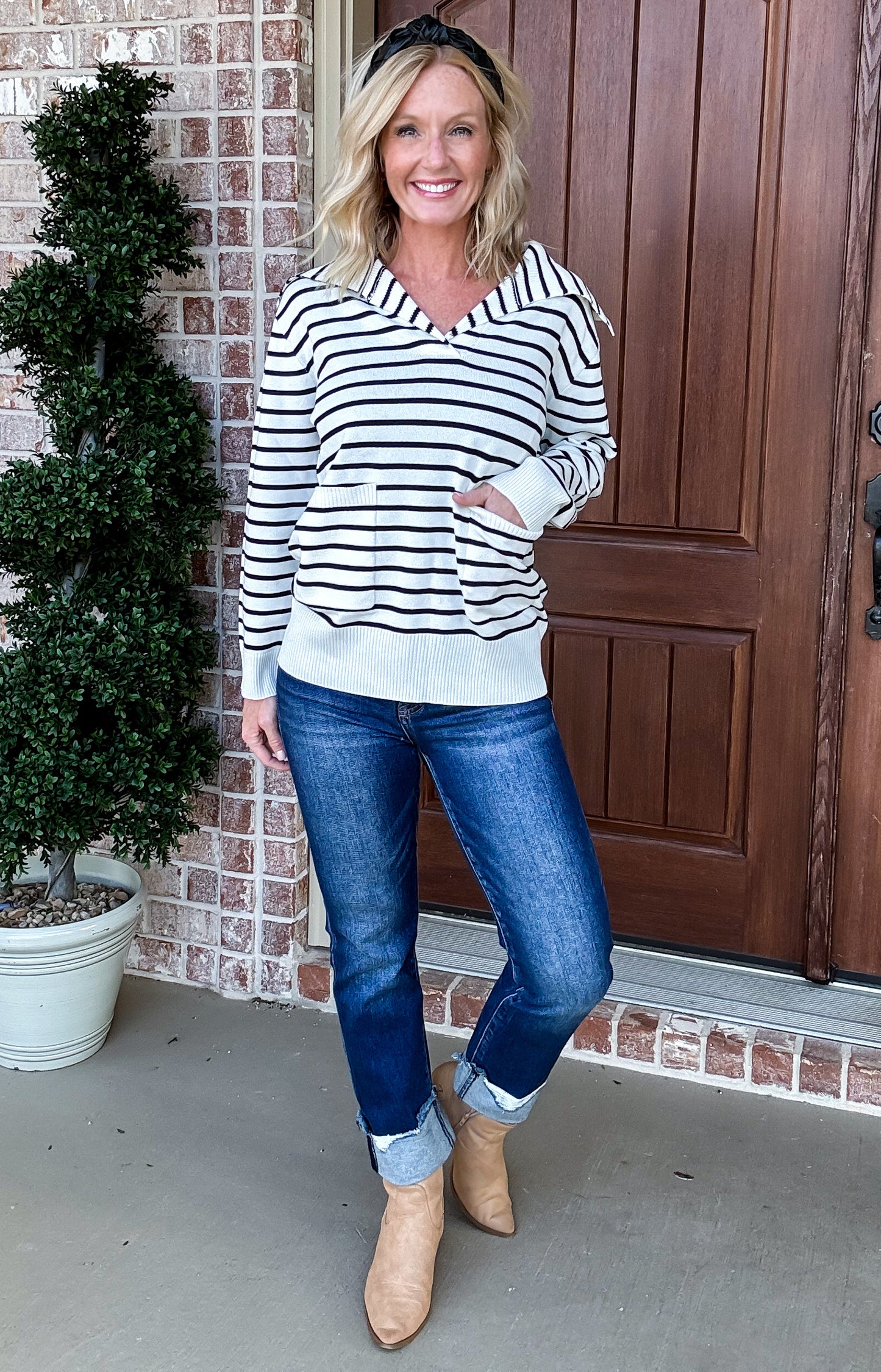 Sweet Sweet Striped Pullover