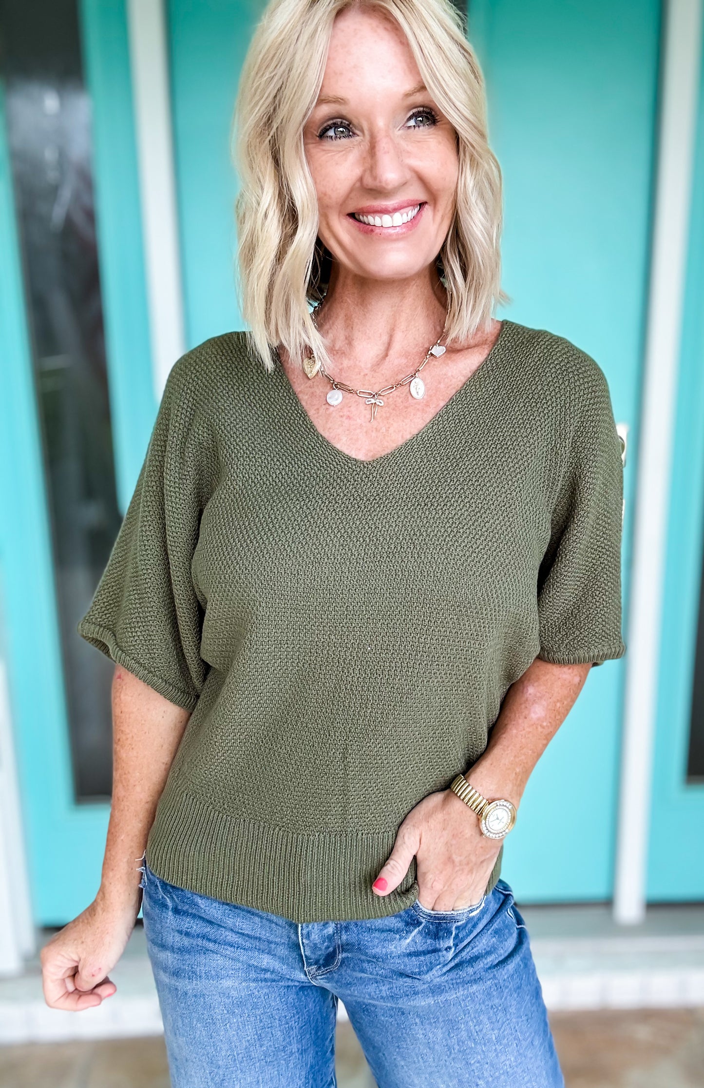 Dolman Divine Textured Top