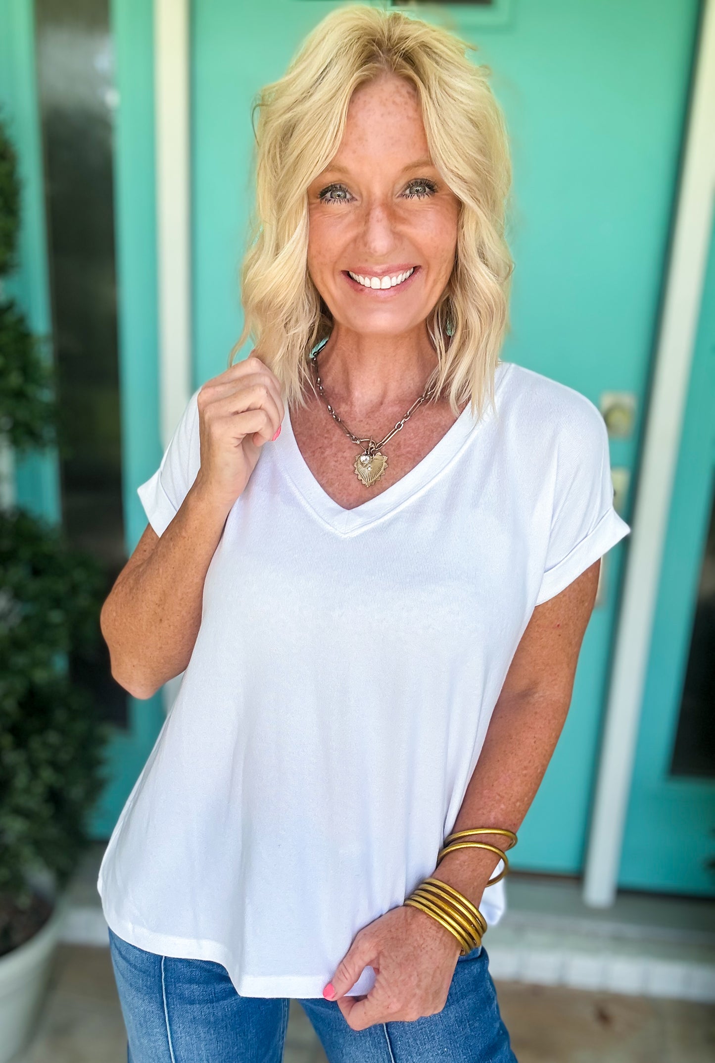 Soft Melange Basic Tee | Deal of the Day
