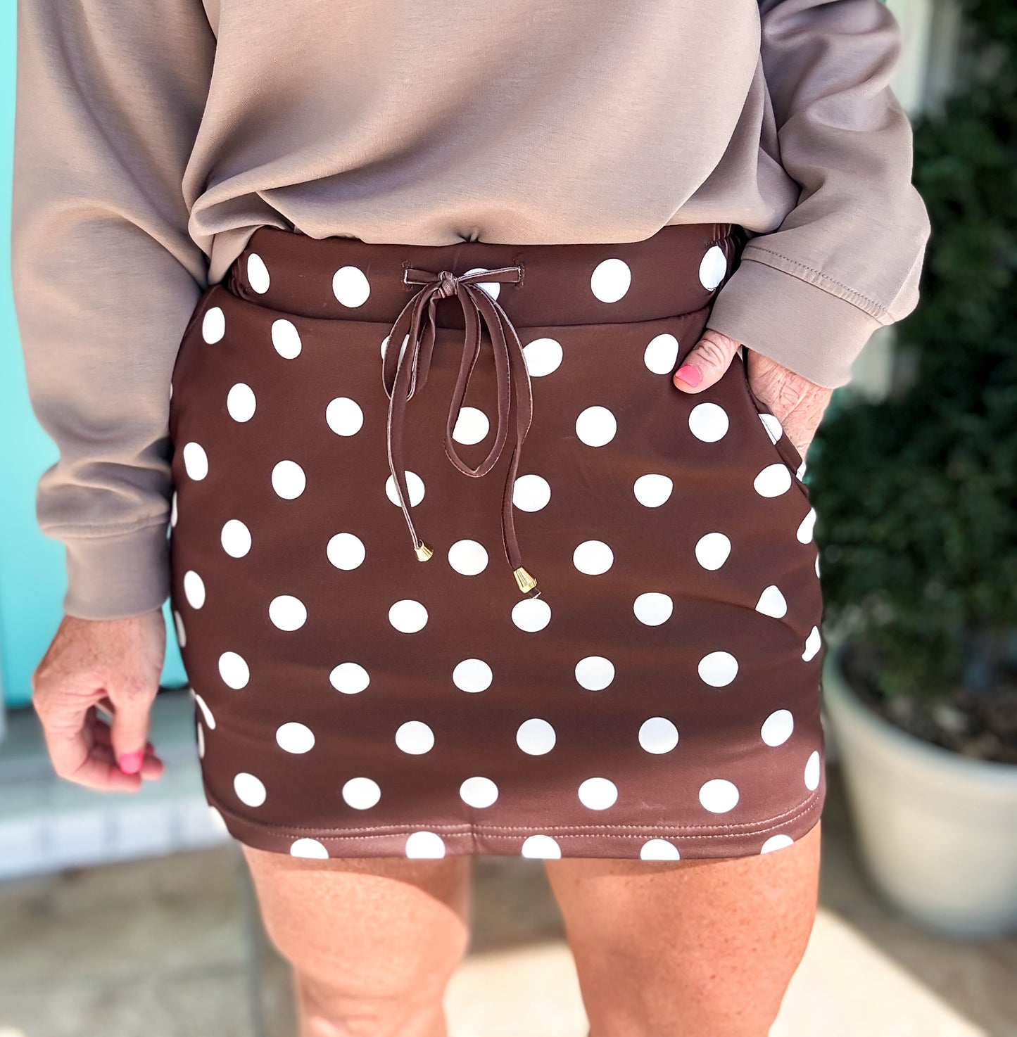 Everyday Polka Dot Skort