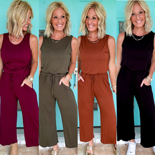Falling Into Comfort Jumpsuit
