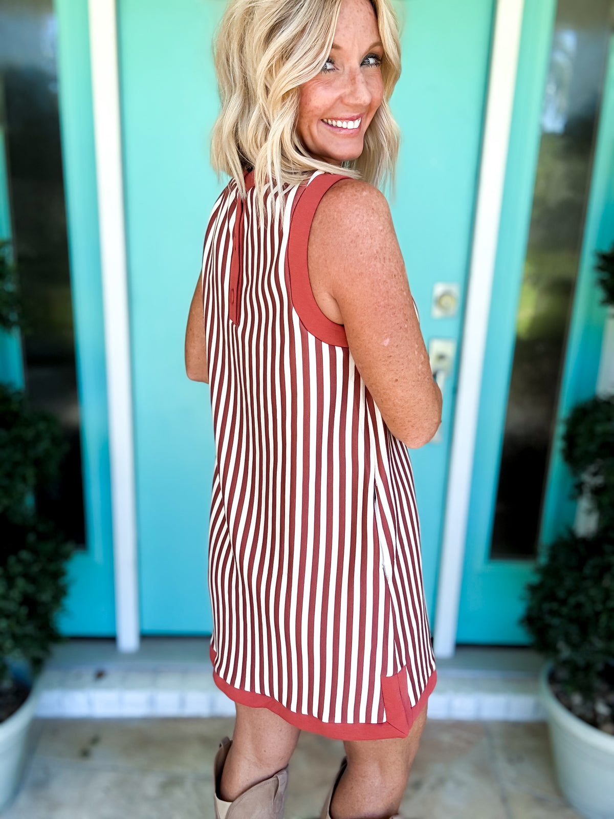 Fall Breeze Luxe Scuba Dress