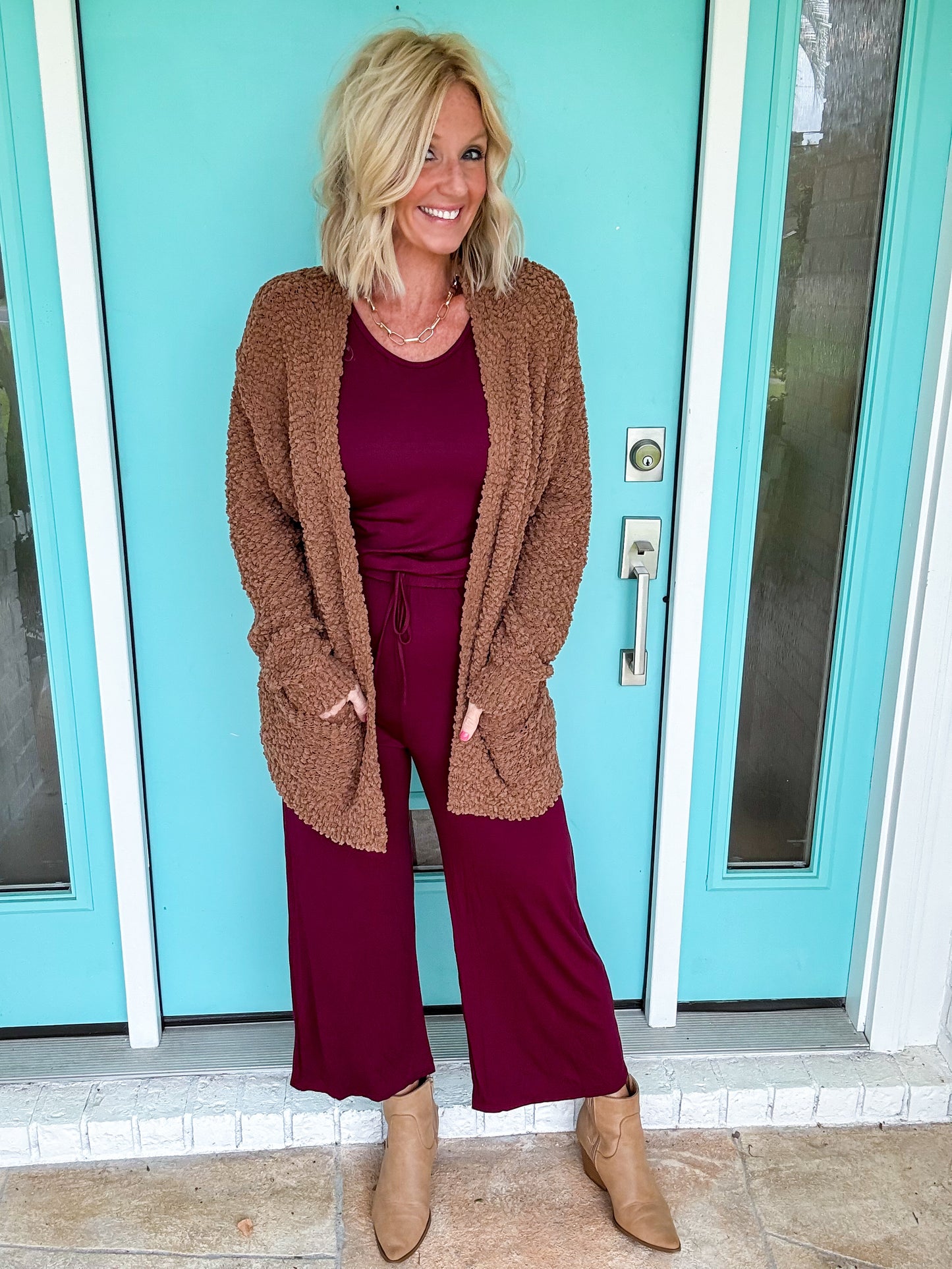 Falling Into Comfort Jumpsuit