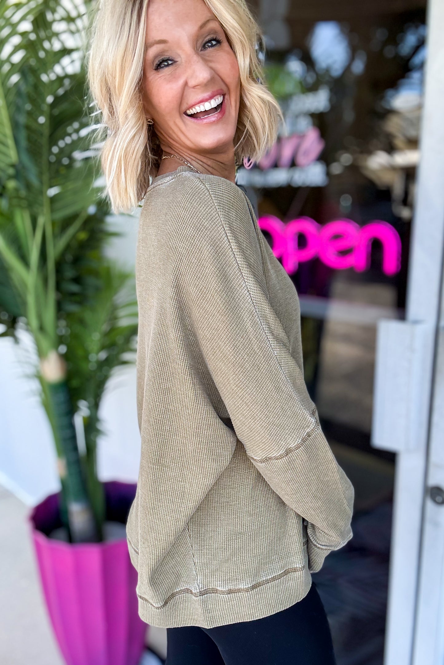 The Rib & Relax Pullover by Mono B