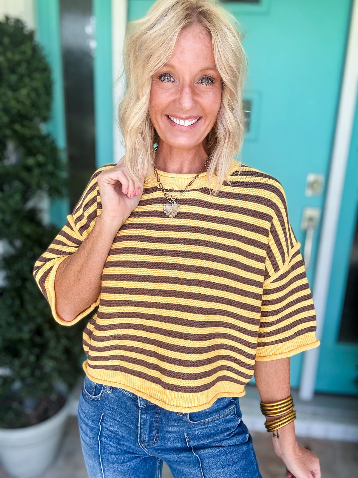 Sunny Stroll Knit Top