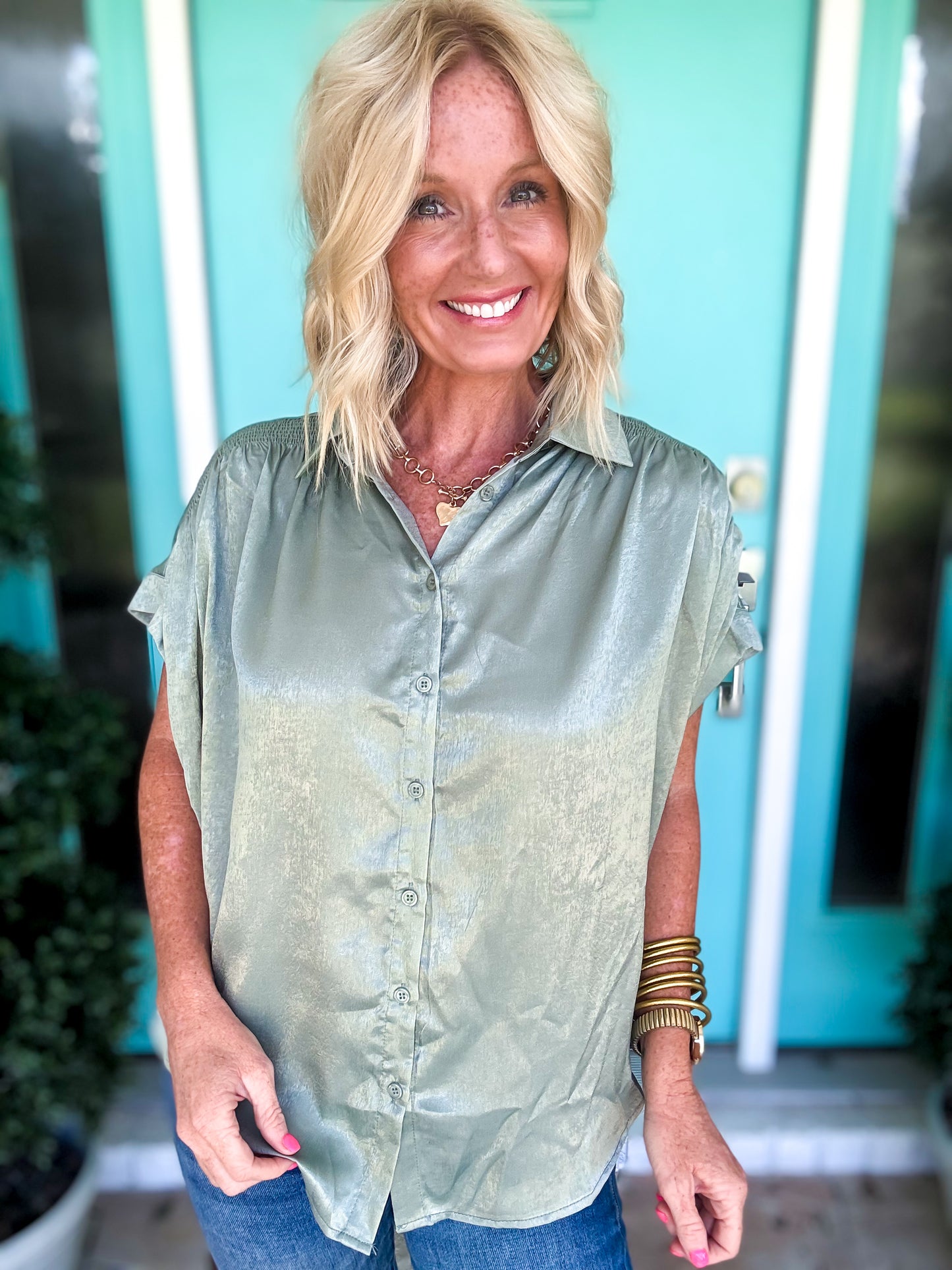 Sage Serenity Blouse