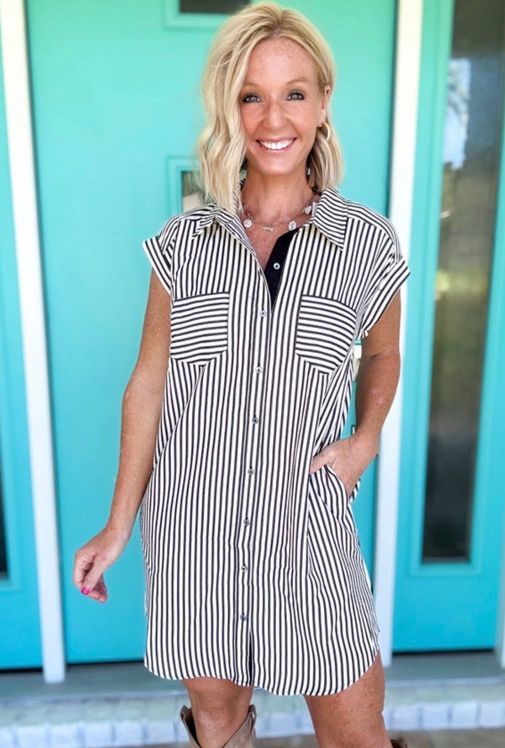 Chasing Stripes Dress