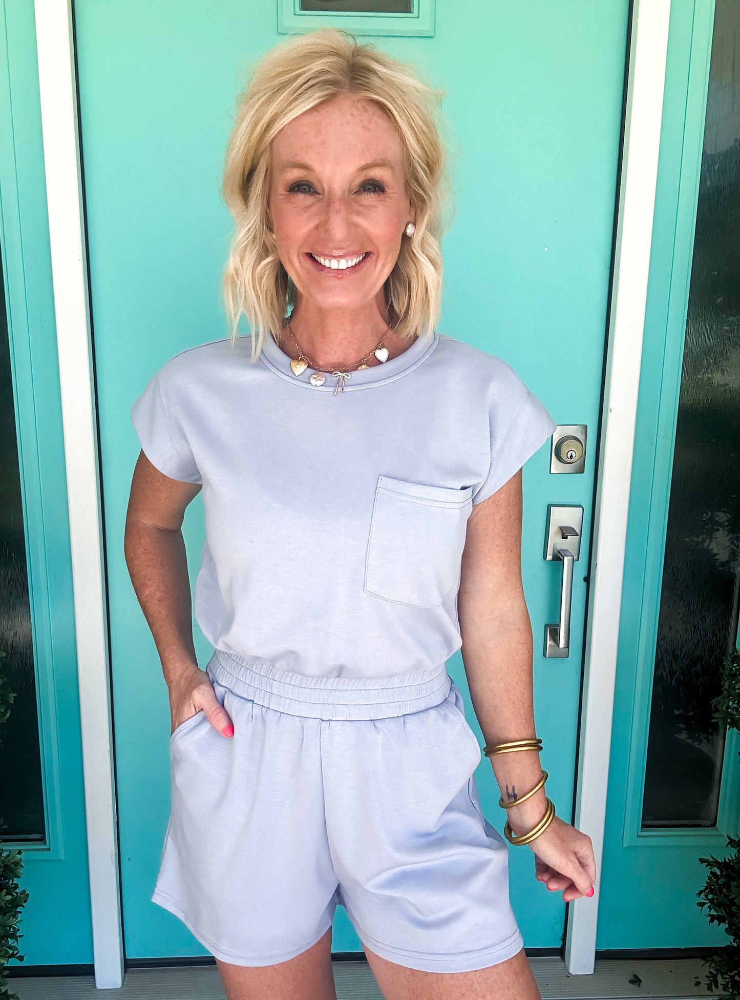 Blue Skies Romper