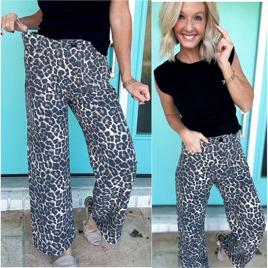 Safari Stroll Wide Leg Pants