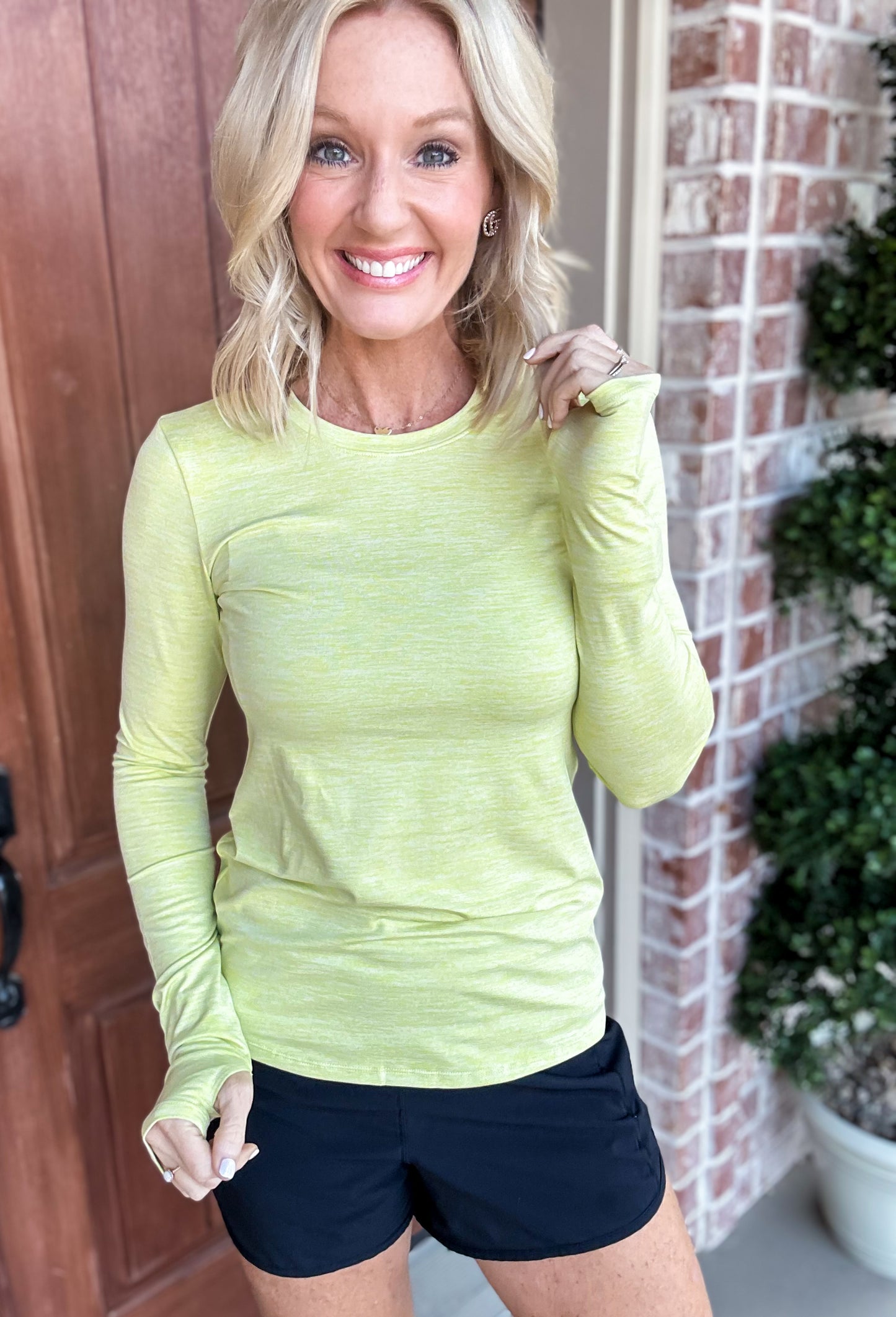 Buttery Mono B Workout Basic -- Lime