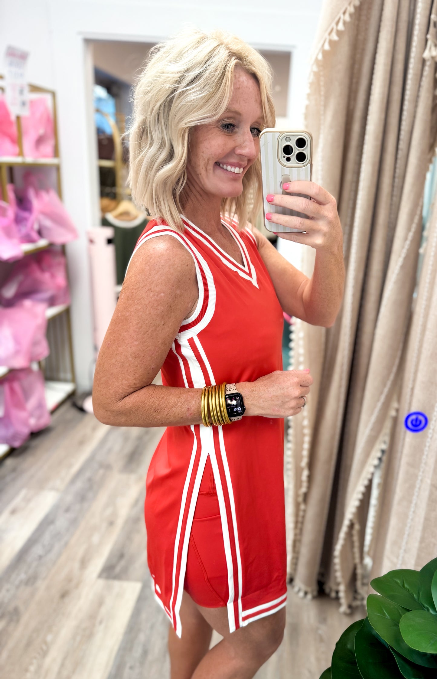 Sideline Tunic Biker Short Set | LUXE Material