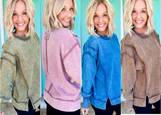 Fray + Fleece Sweatshirt