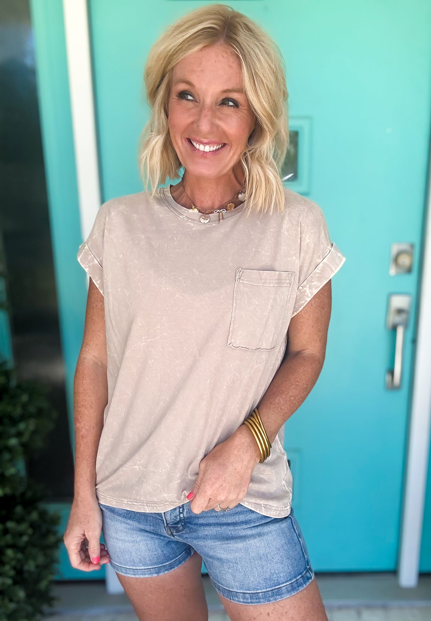 The Go-To Fold Sleeve Tee