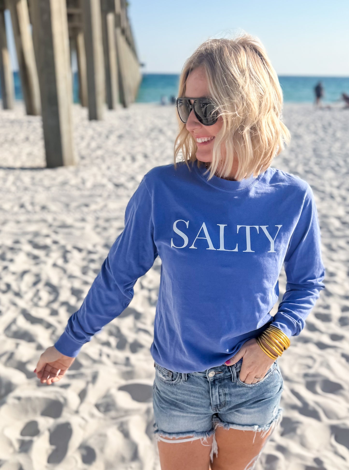 SALTY Comfort Colors LS Tee