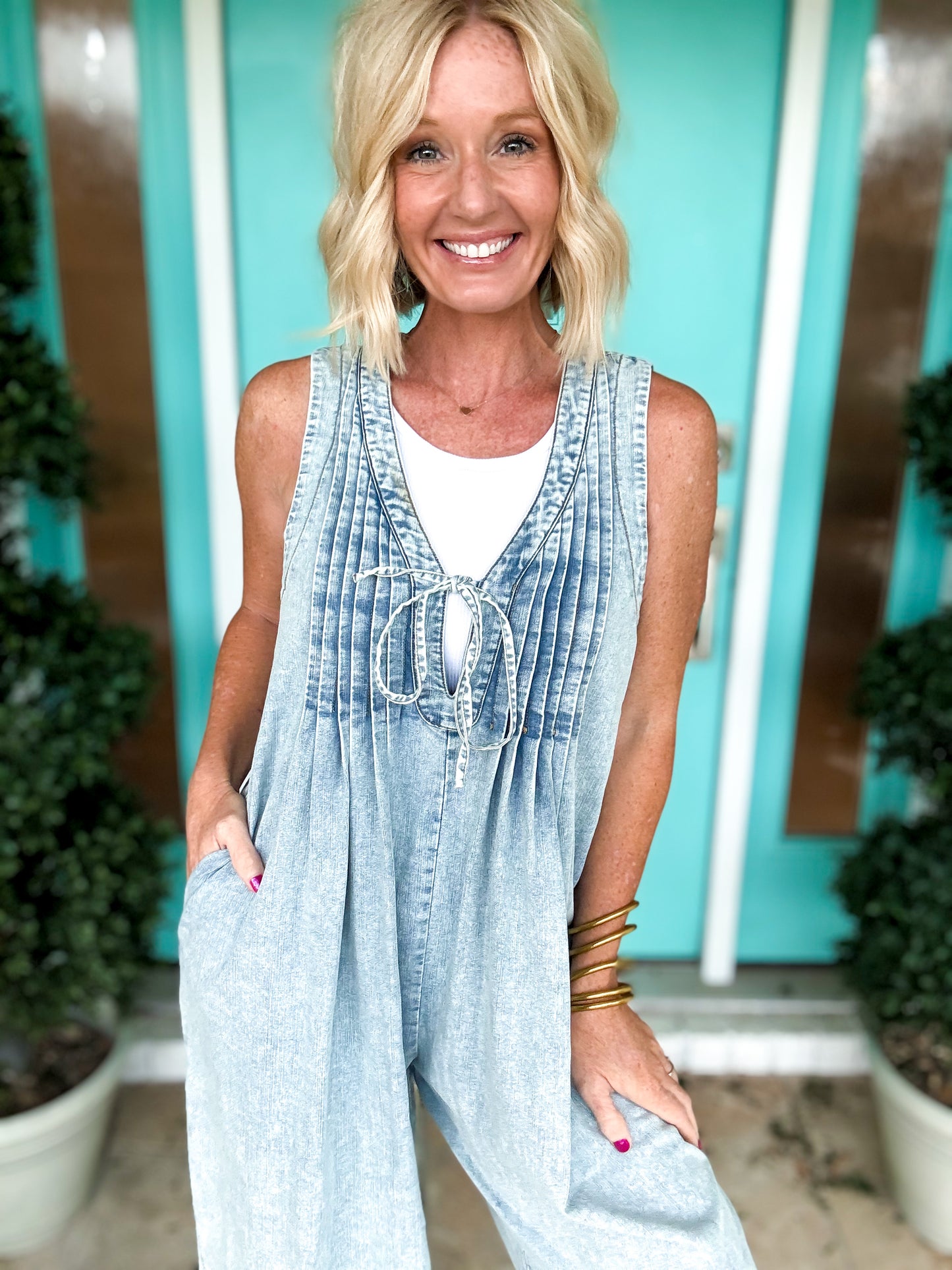 Vintage Denim Jumpsuit