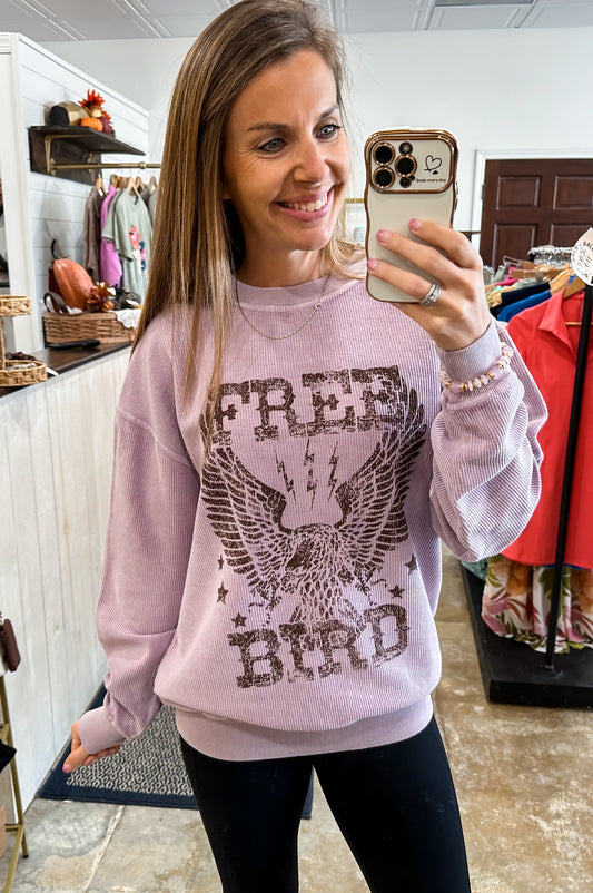 Free Bird Corduroy Sweatshirt