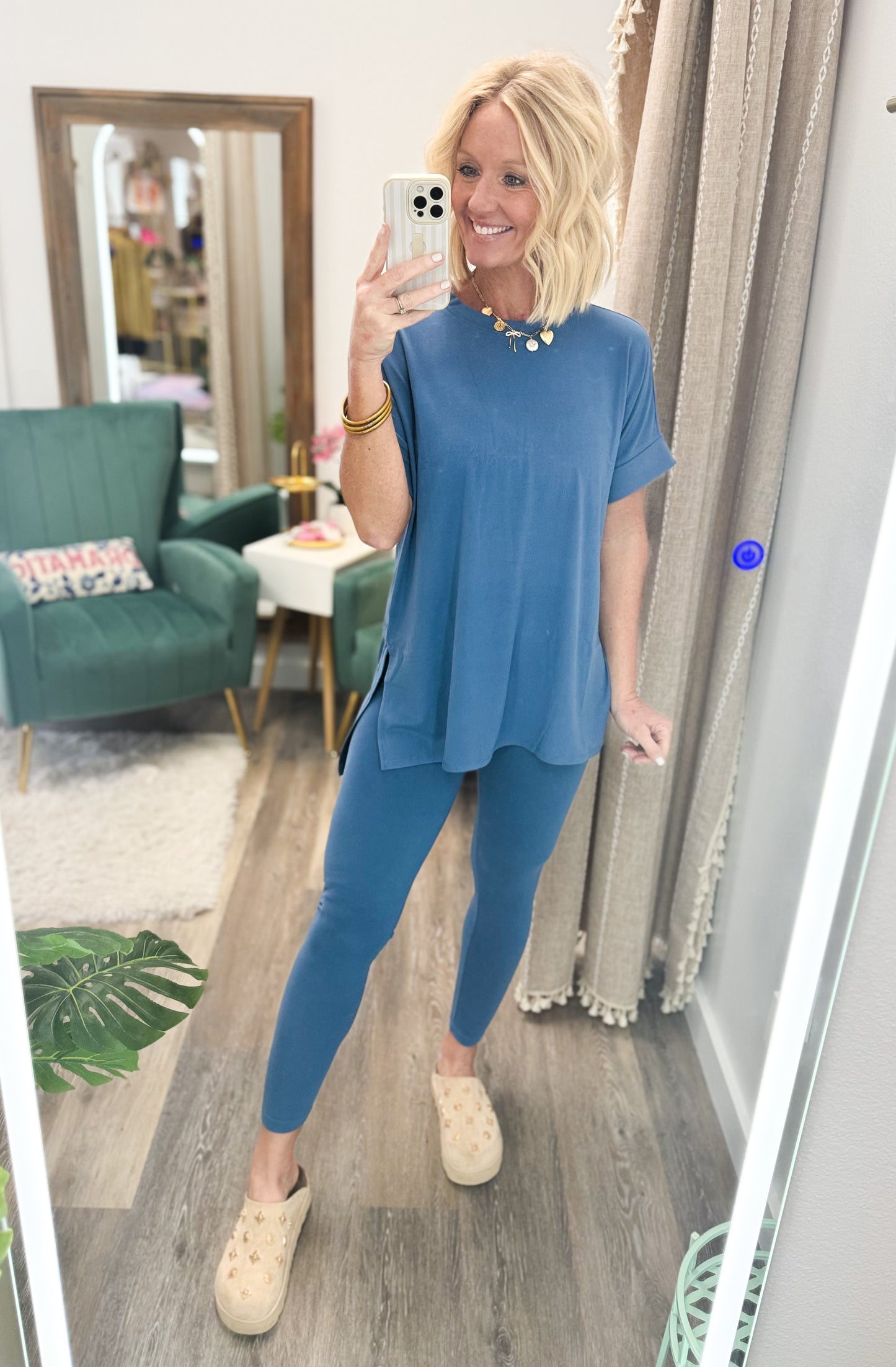 Butter Leggings Set *Denim Color*