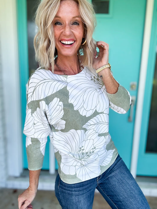 Wildflower Whimsy Sweater