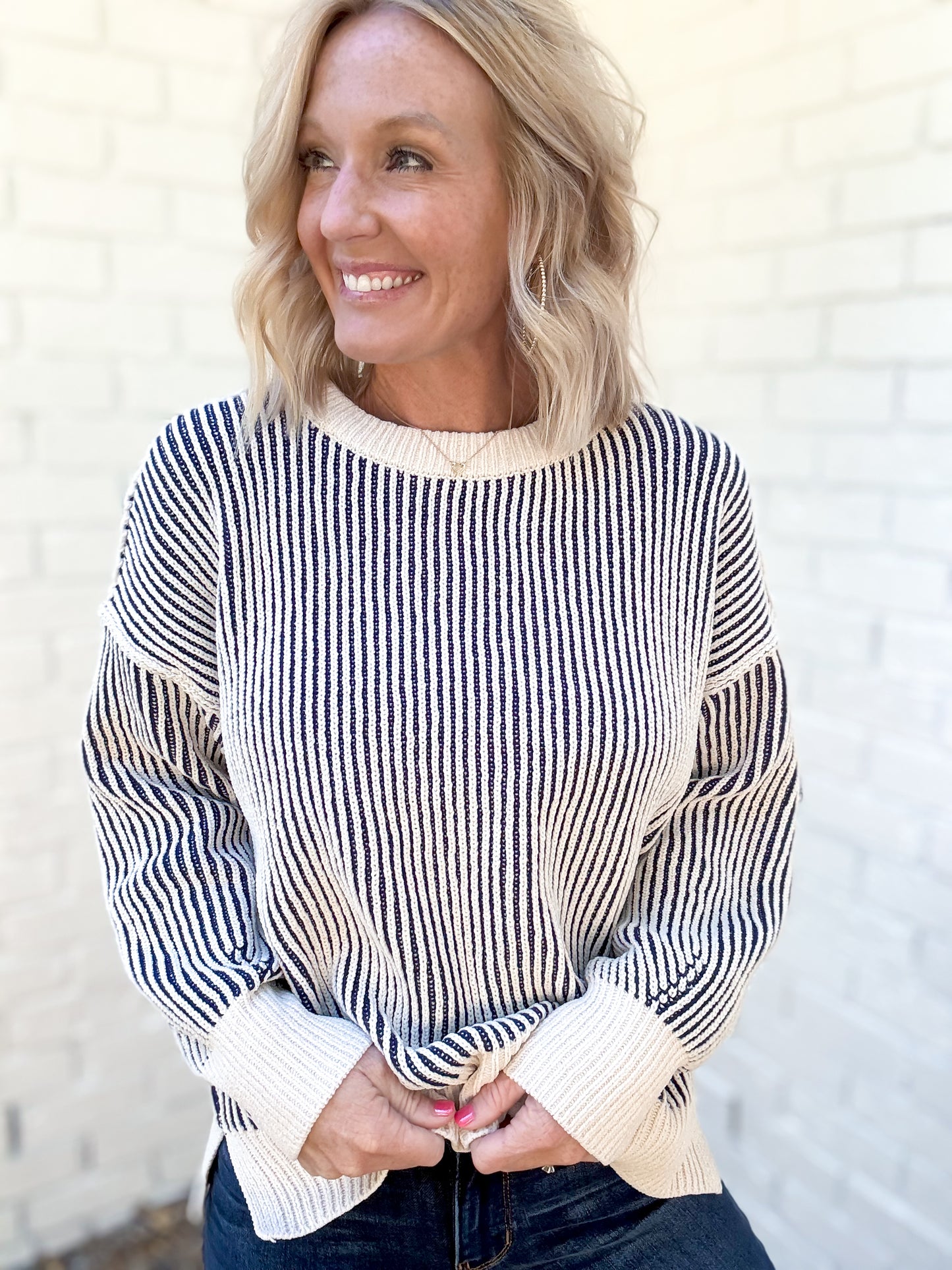 Nautical Nights Navy Sweater