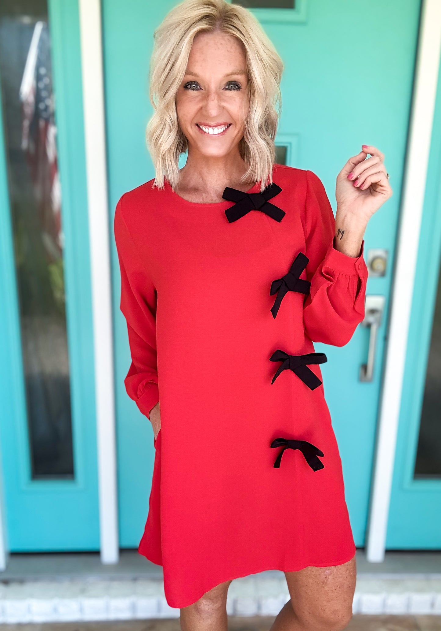 Red Ribbon Romance Dress