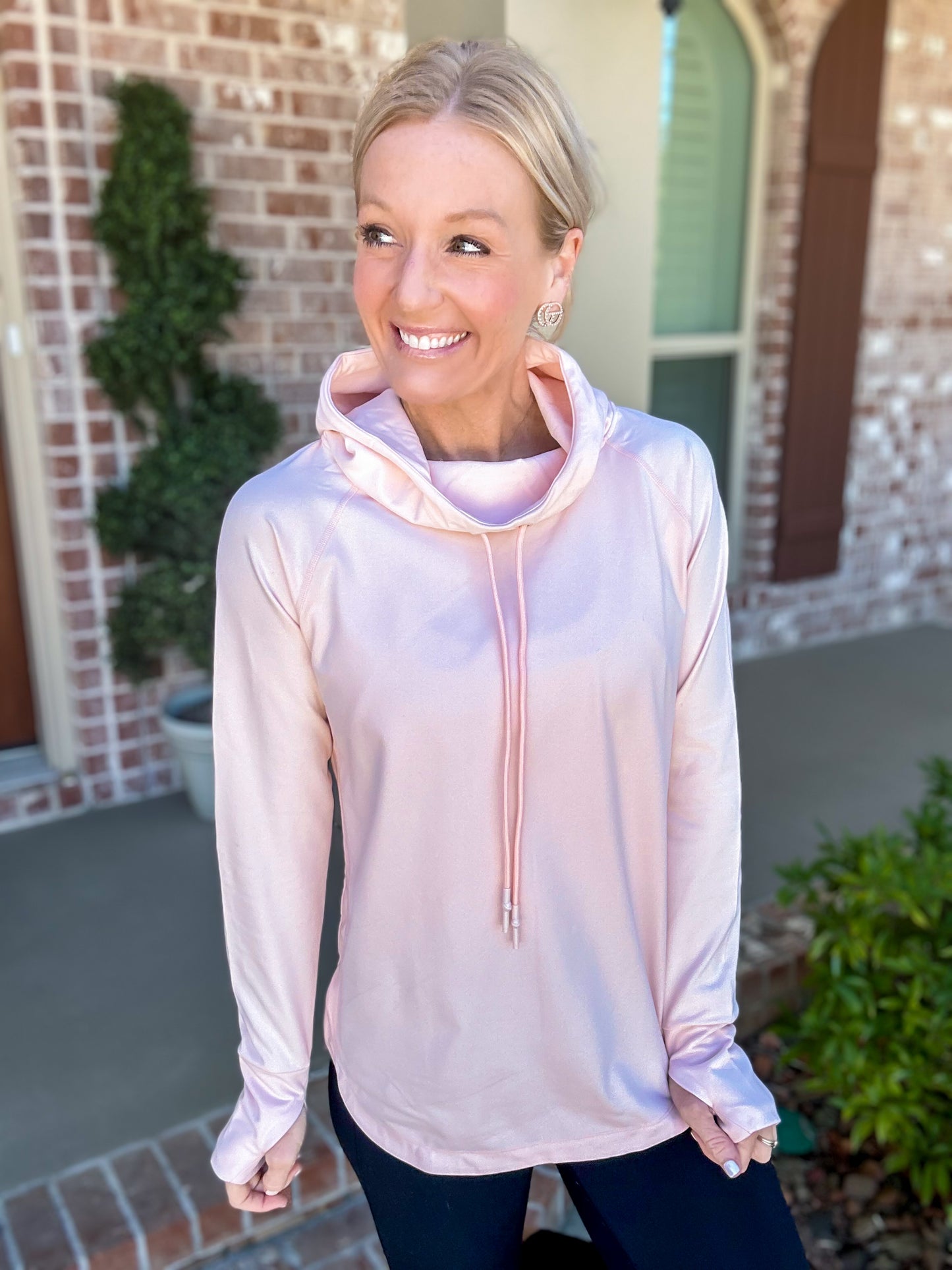 Mono B Hoodie -- Blush