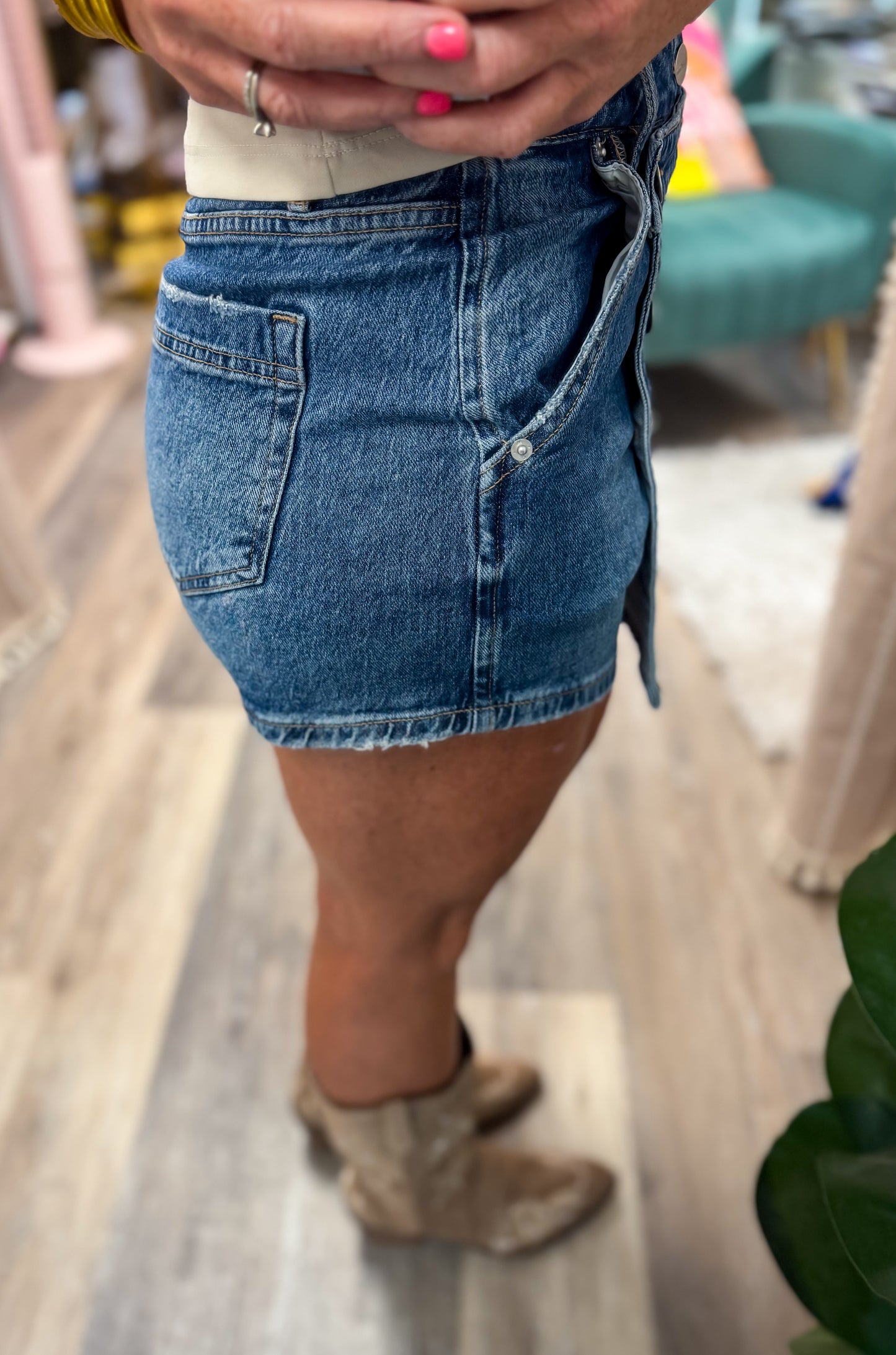 Old Soul Denim Skort