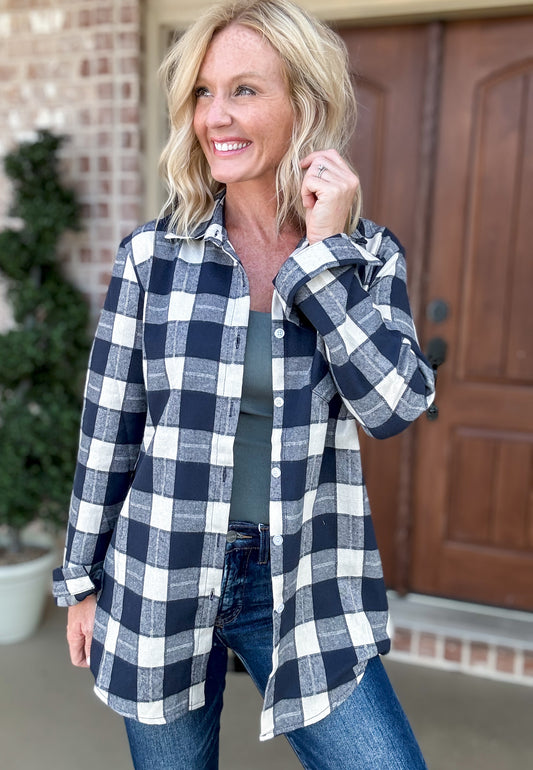 Ole Navy Plaid Top