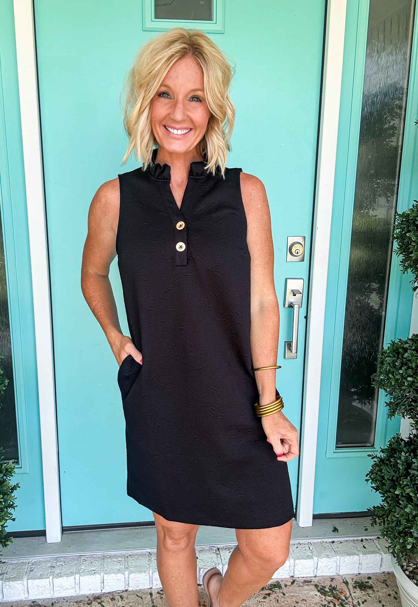 Main Character Jacquard Dress