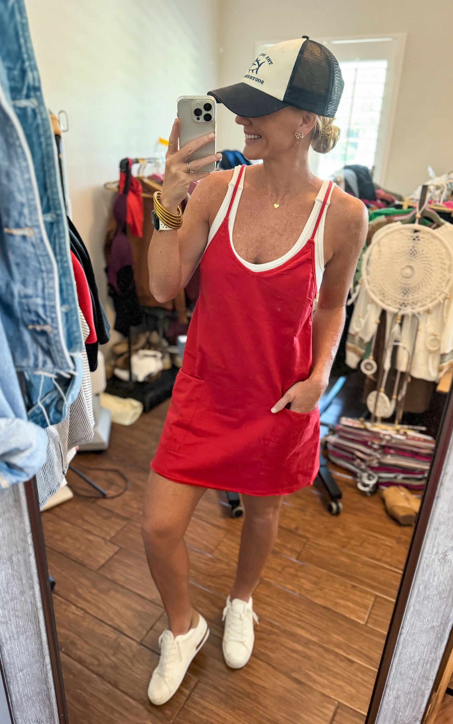 Sporty Dress w/ Built In Romper