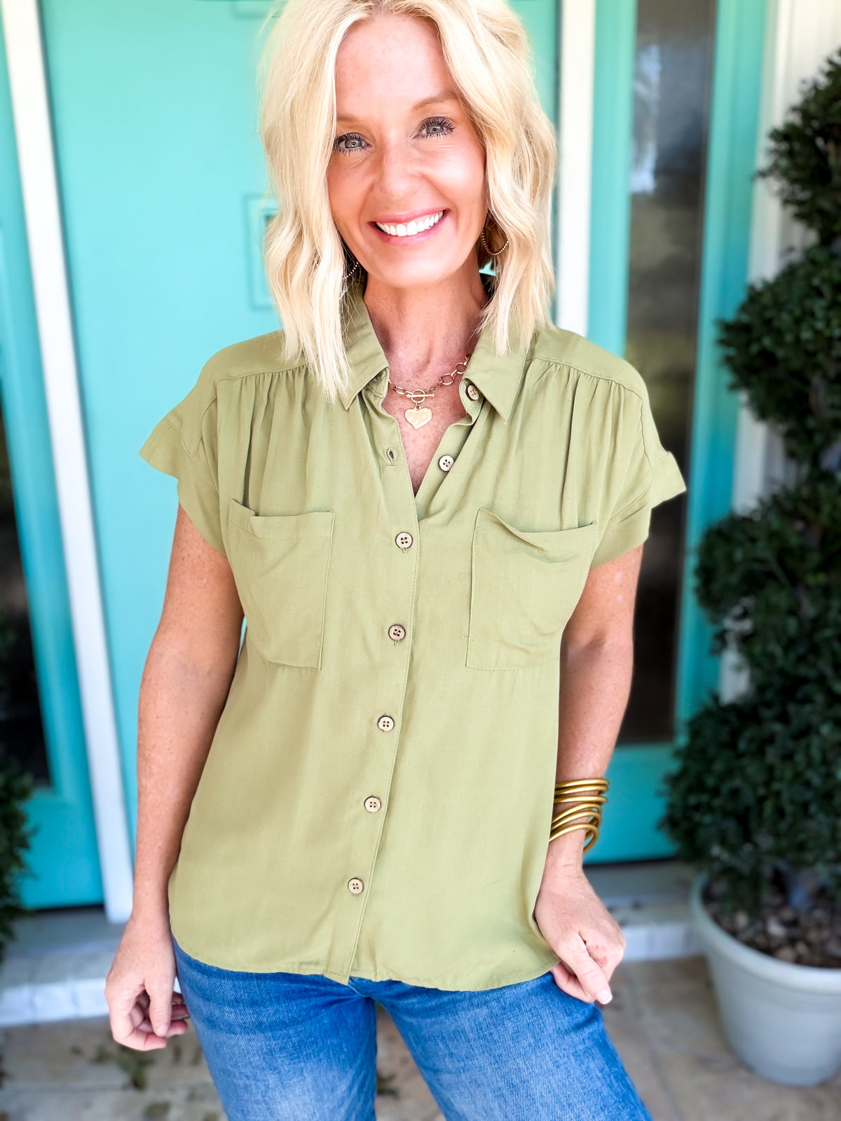 The Autumn Collared Tee