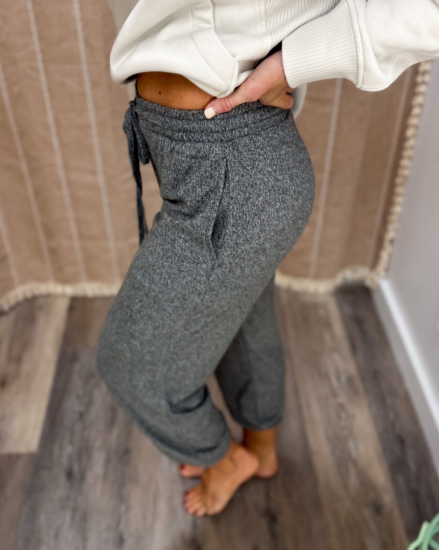 Soft Melange Joggers *Black Fri Deal*