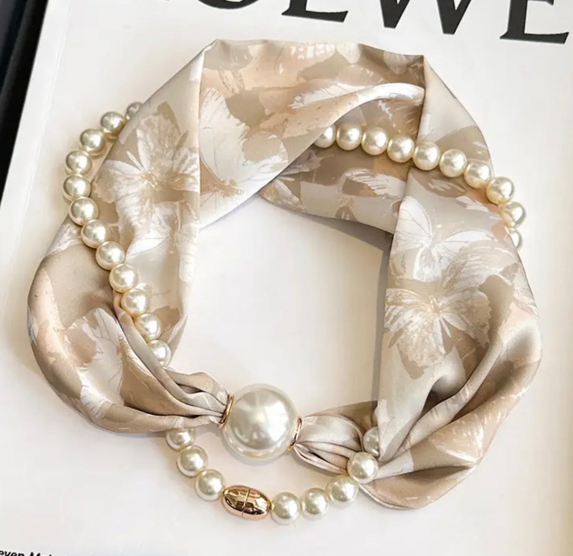 The Charlotte Scarf Necklace *magnetic clasp*
