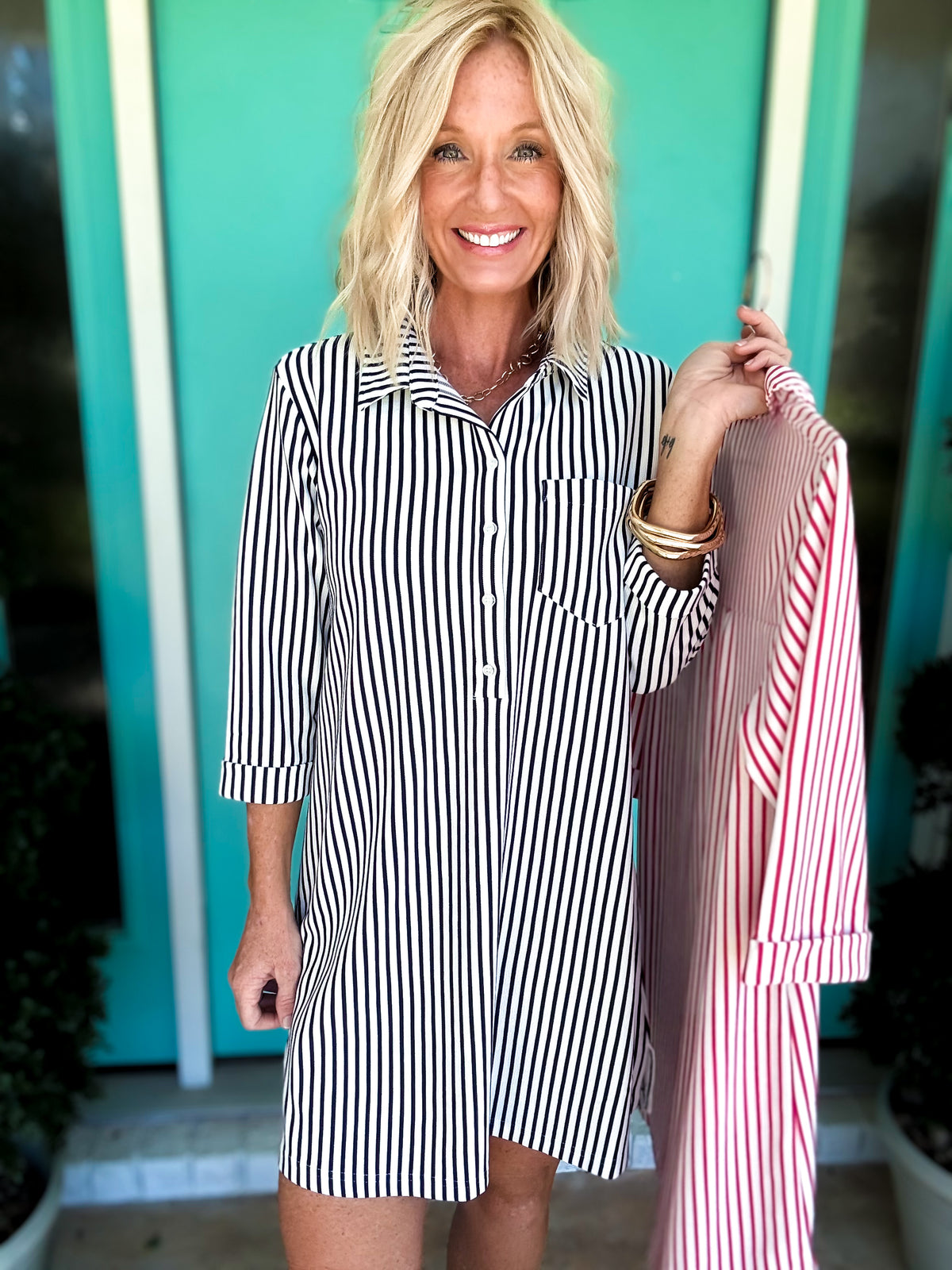 The Stripe Society Dress