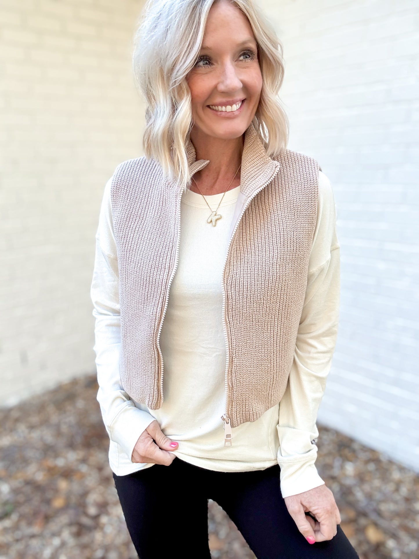 Cropped Vestie Vest