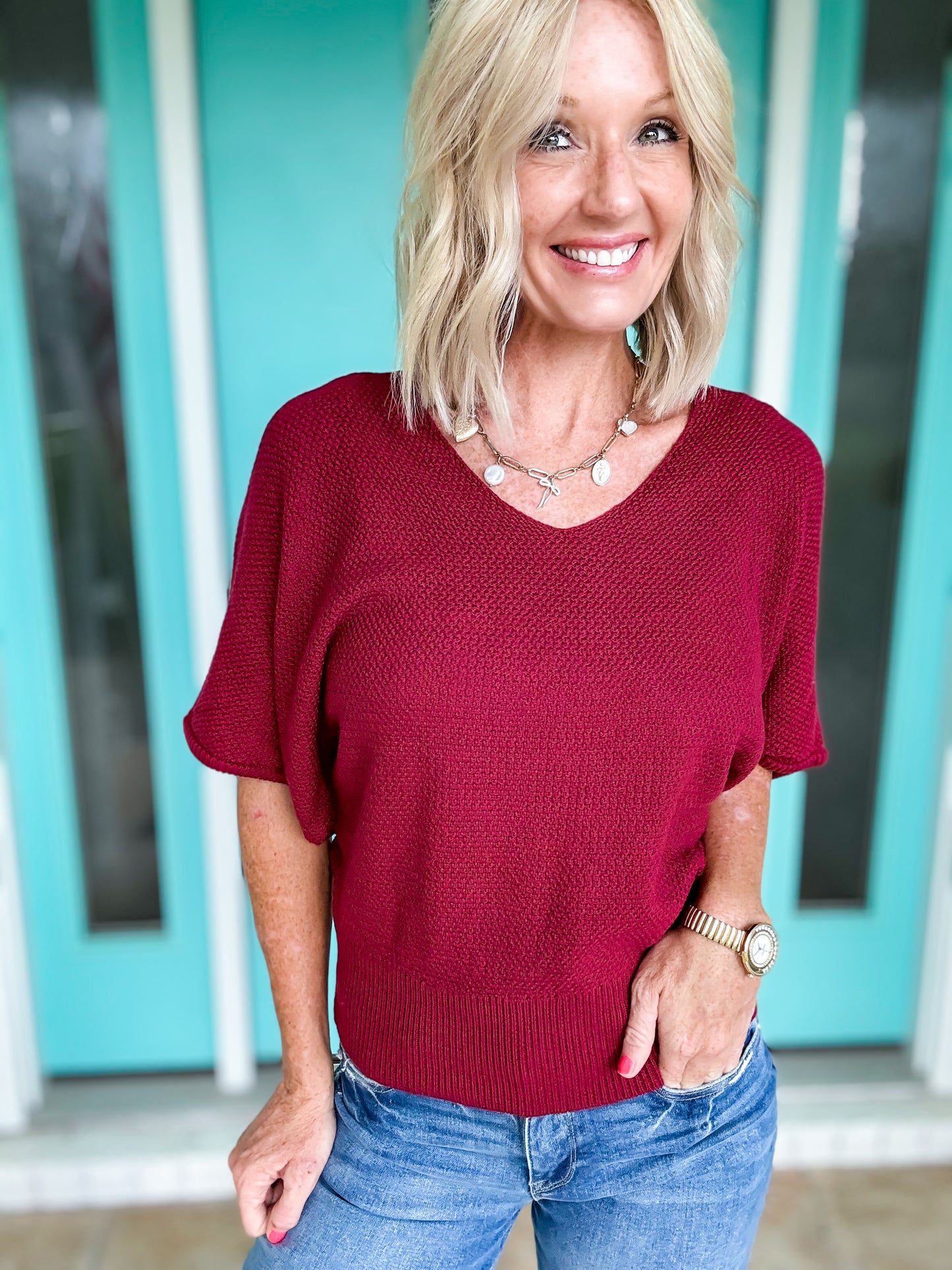 Dolman Divine Textured Top