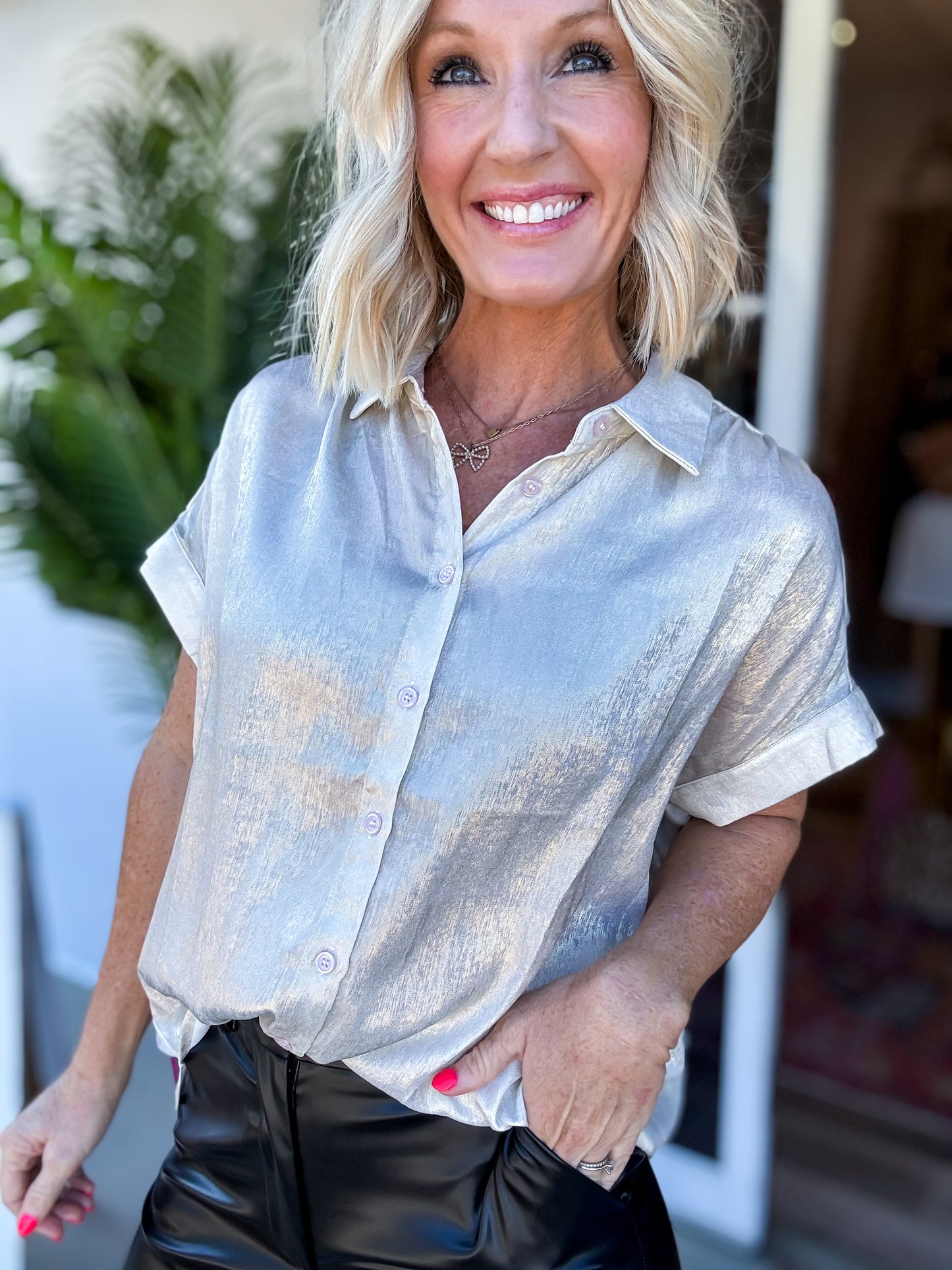 Shimmer the Night Away Top