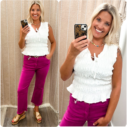 Easy Love Peplum Top