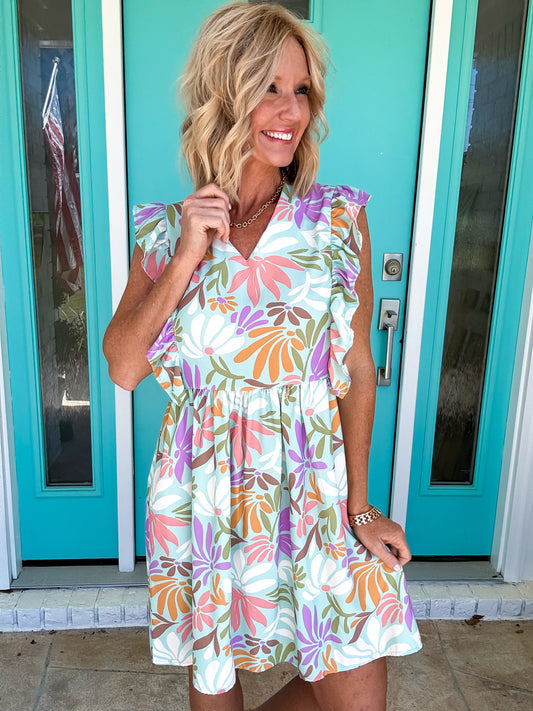 Paradise Flutter Dress