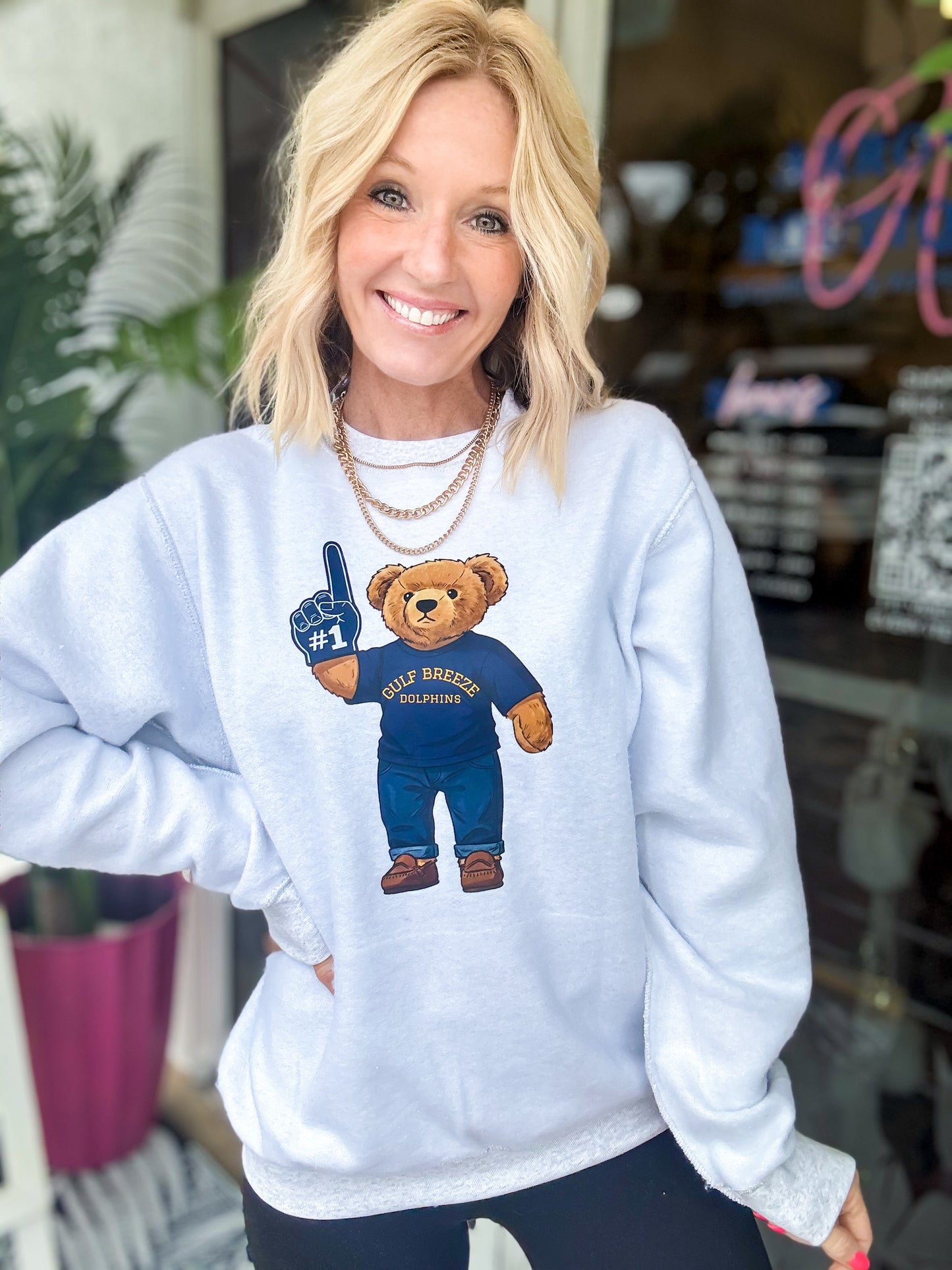 GB Teddy Bear Inside Out Sweatshirt