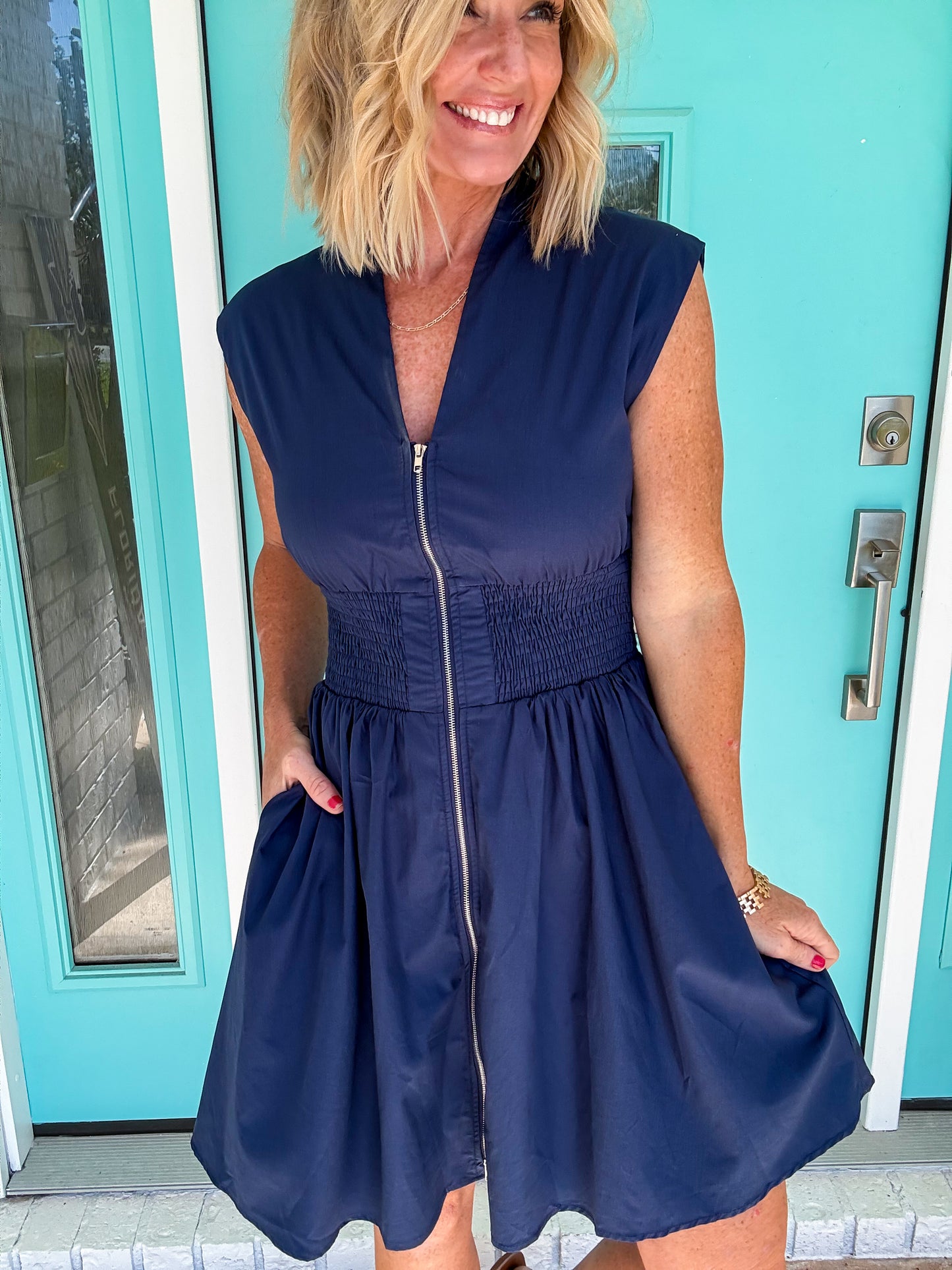 Skyline Zip Dress