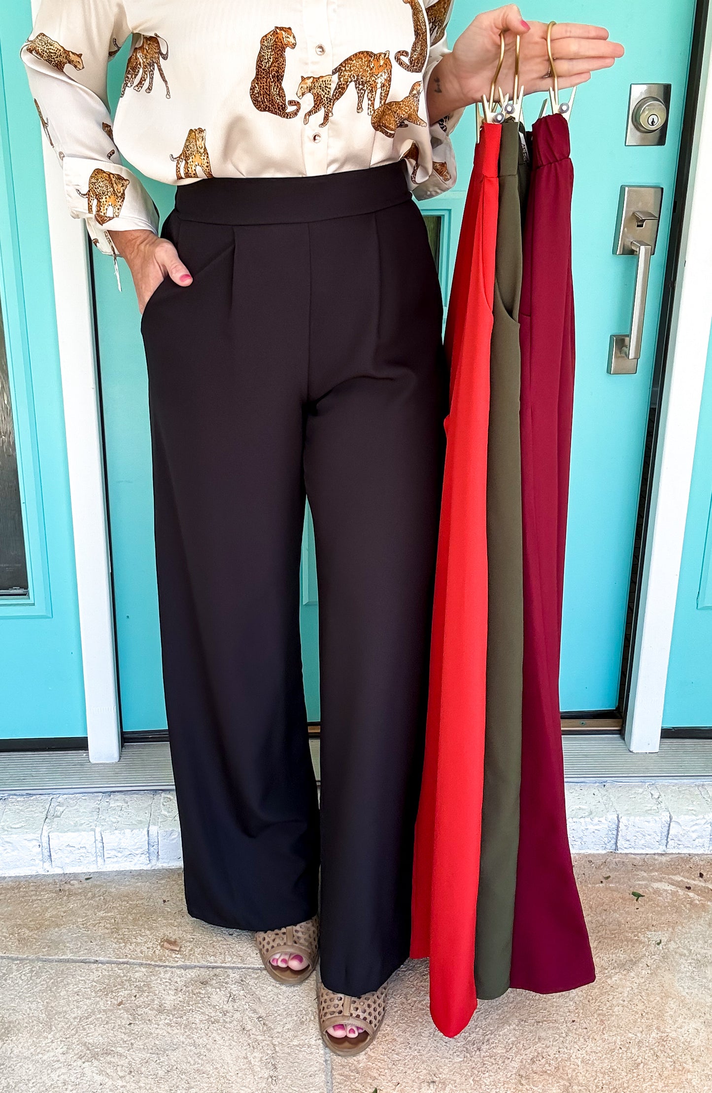 Almost 5 O’clock Stretchy Waist Dress Pants