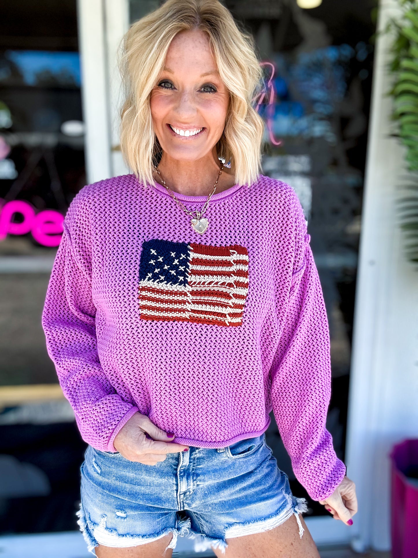 Backyard American Sweater
