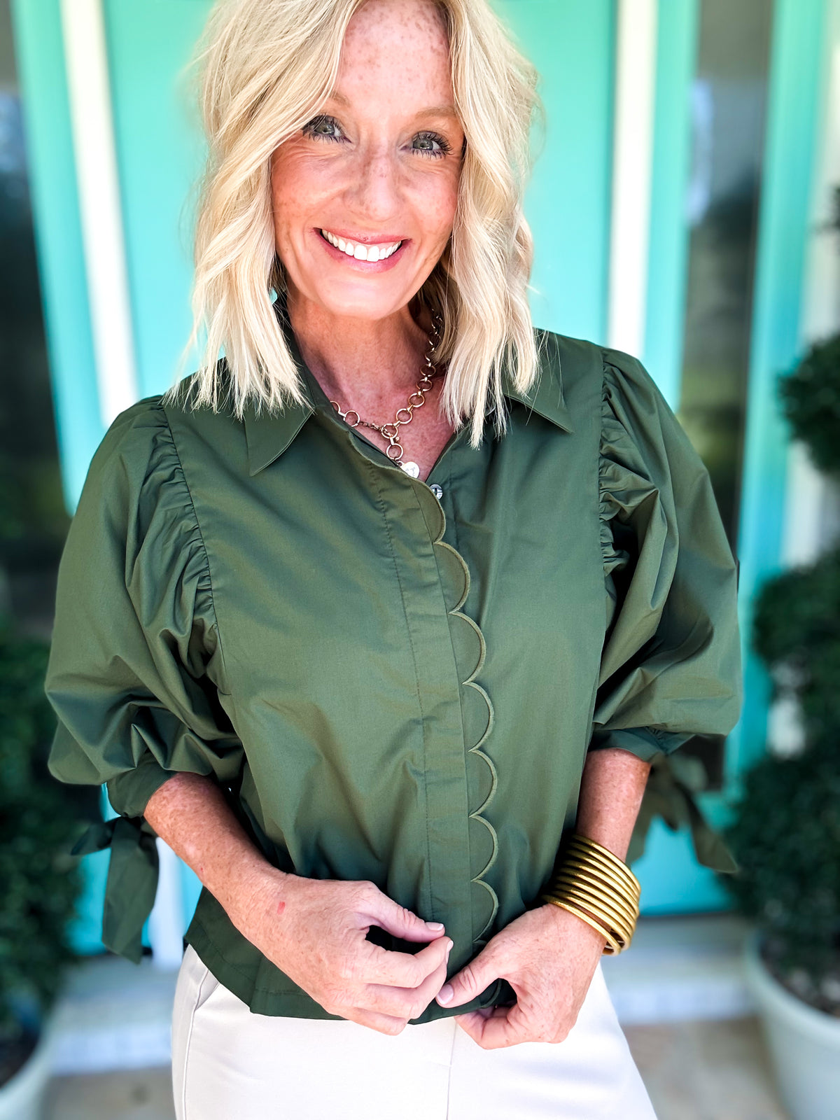 Scallop Season Blouse