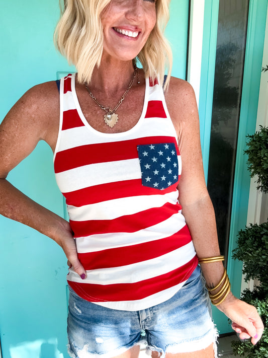 Patriotic Pocket Tank