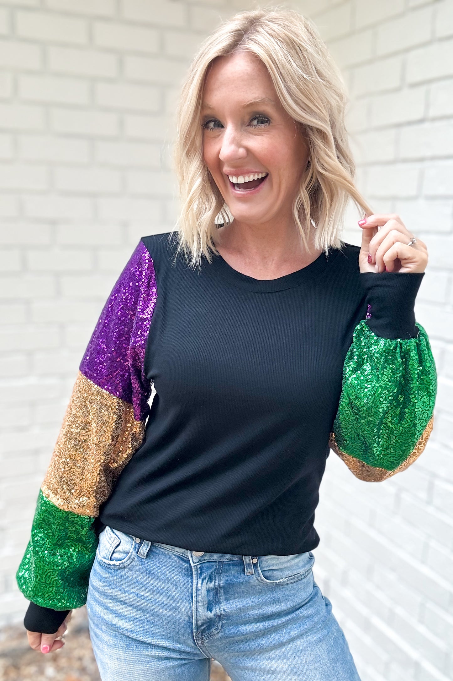 Shimmer Shimmer Parade Top